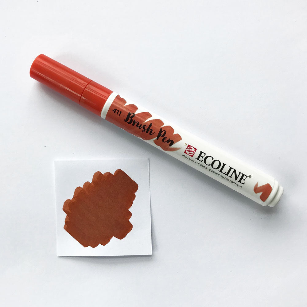 411 Burnt Sienna Brush Marker