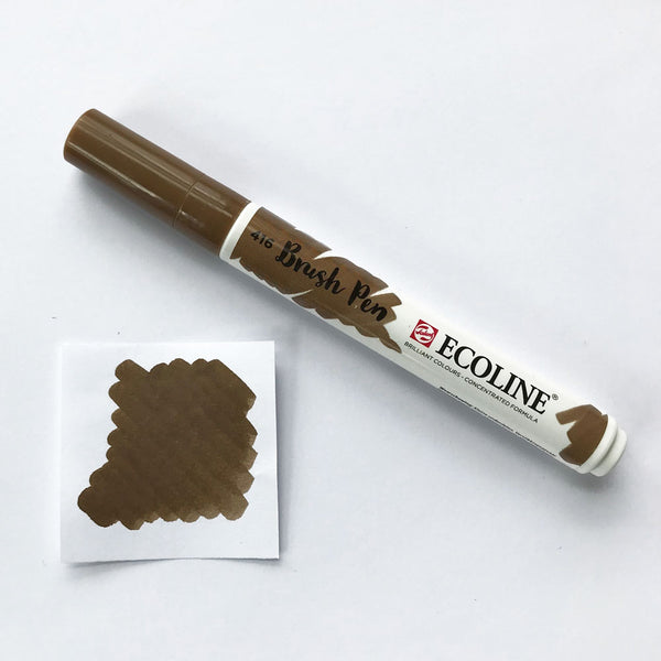 416 Sepia Brush Marker - Quills