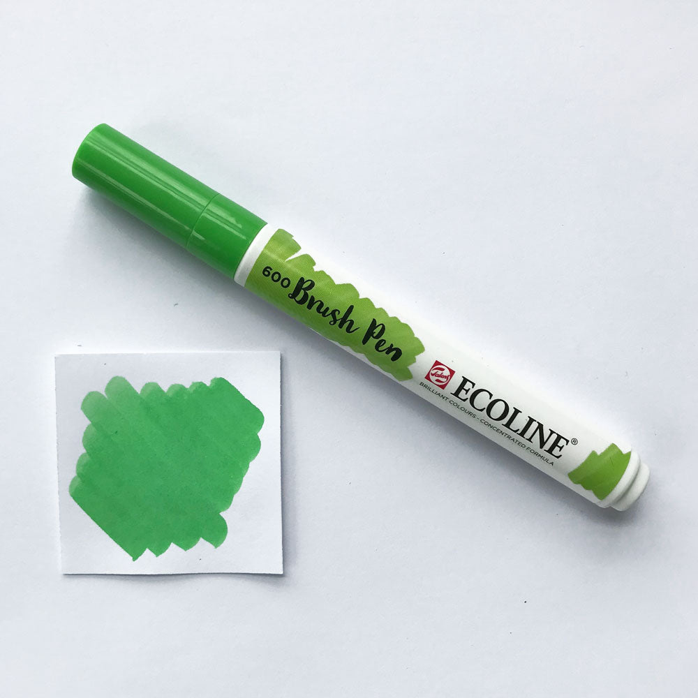 600 Green Brush Marker