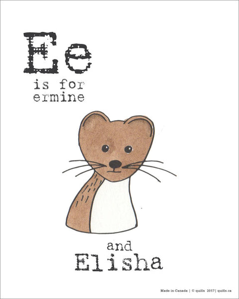 Canadian Animal Print - Quills