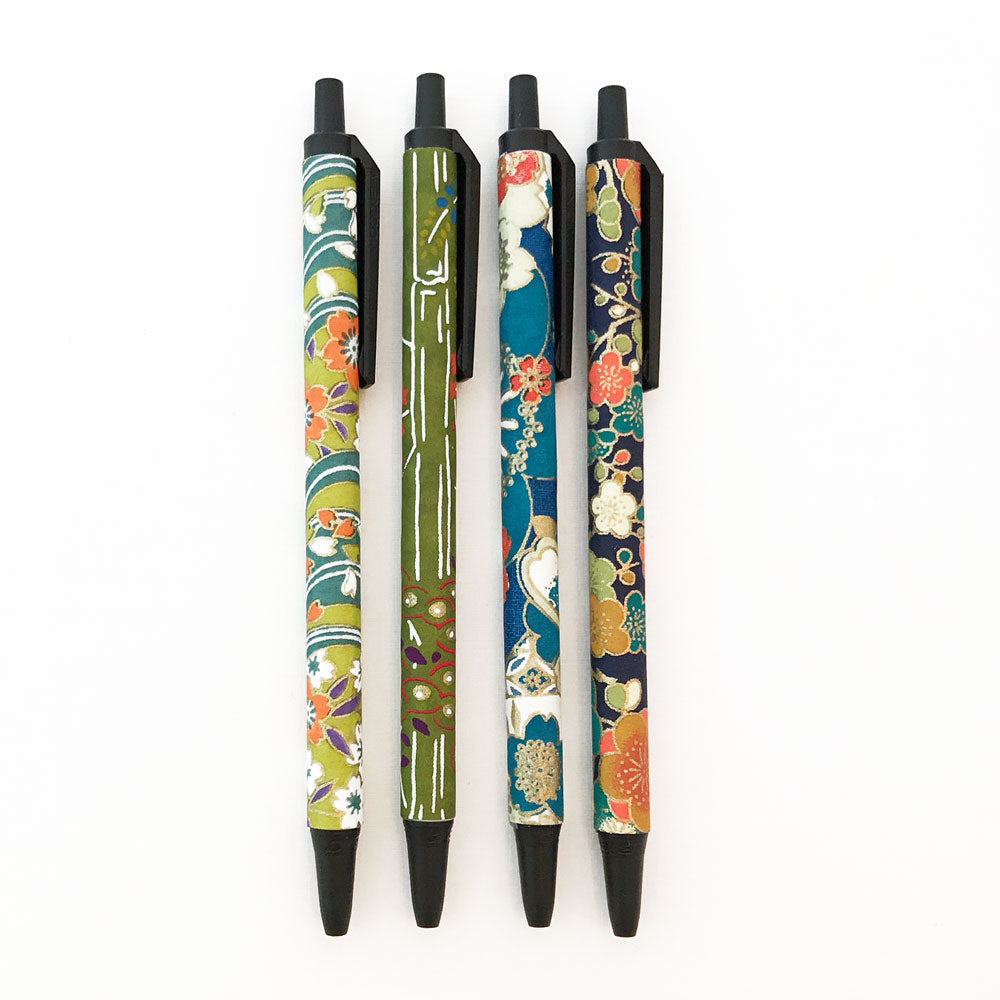Set of 4 - Green & Blue