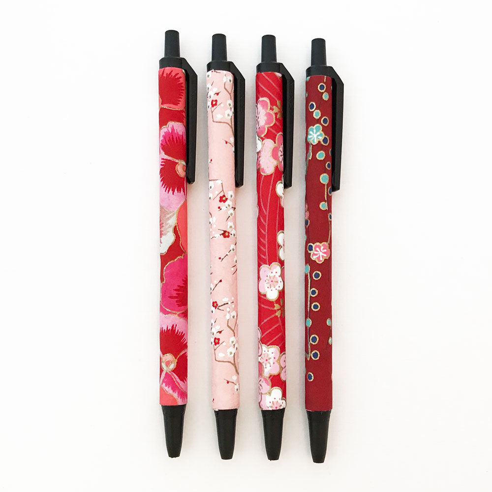 Set of 4 - Pink & Red