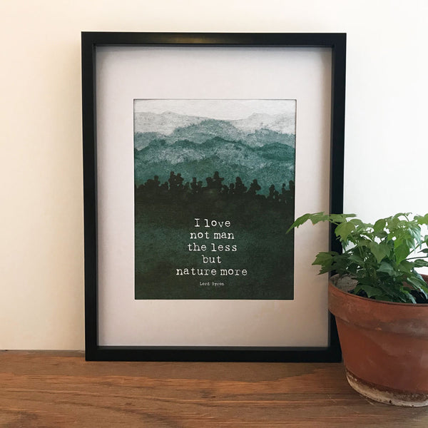 I love not man the less - Quills