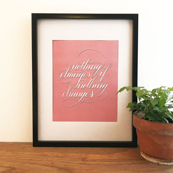 Nothing changes - Quills