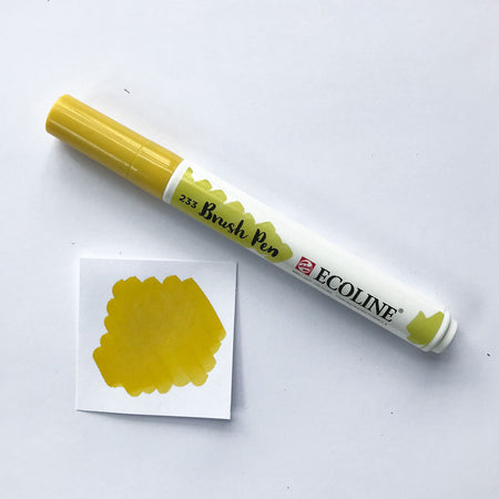 202 Deep Yellow Brush Marker