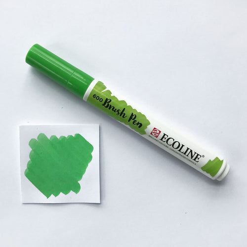600 Green Brush Marker - Quills