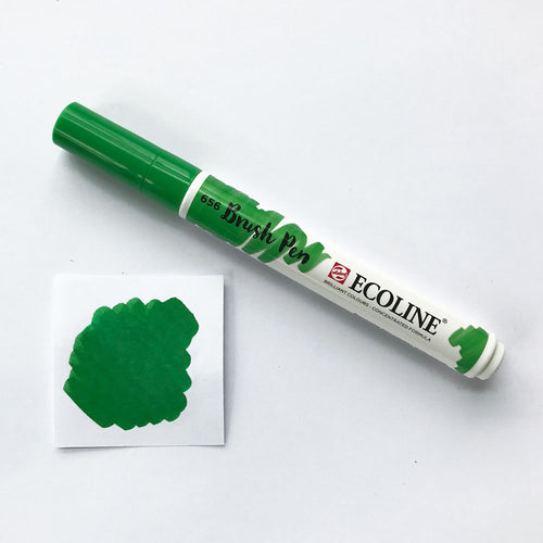 656 Forest Green Brush Marker - Quills