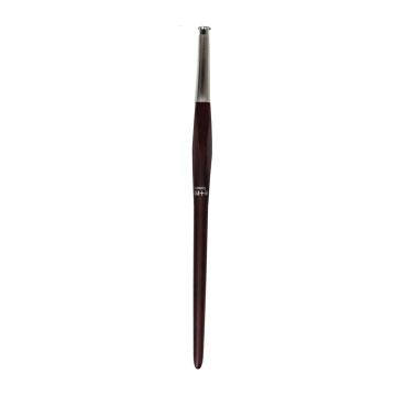 Silver Tipped Straight Pen Holder Mahogany - Quills