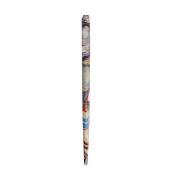 Multi Colour Marble Straight Pen Holder - Quills